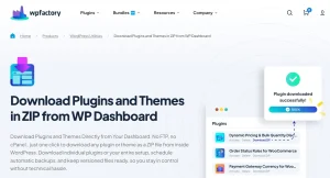 Download Plugins and Themes from Dashboard