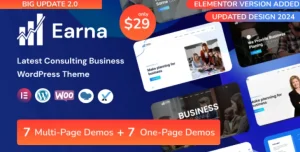 Earna - Business Consulting WordPress