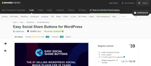 Easy Social Share Buttons for WordPress