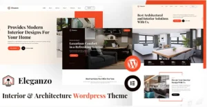 Eleganzo | Interior & Architecture WordPress Theme