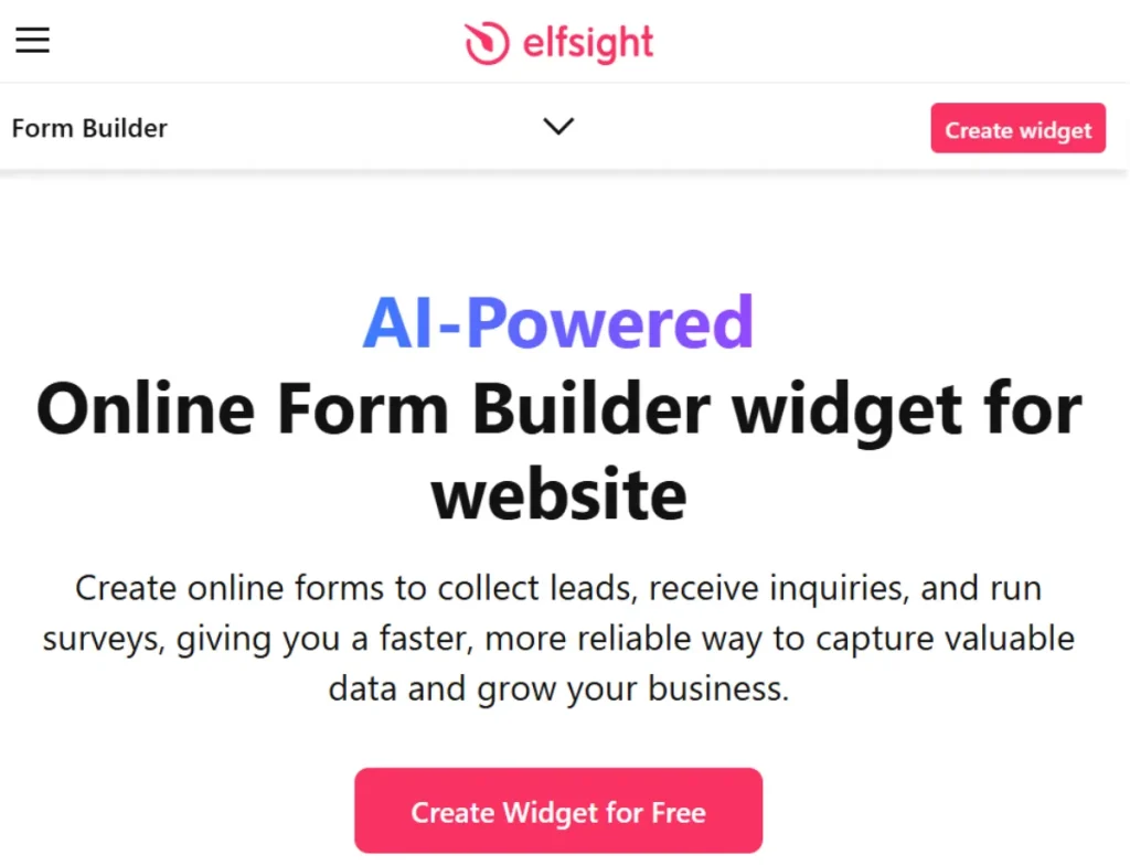 Elfsight Form Builder CC