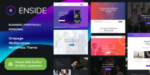 Enside - Multipurpose Onepage Landing Page WordPress Theme