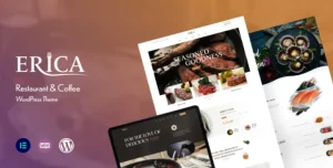 Erica - Restaurant & Coffee WordPress Theme