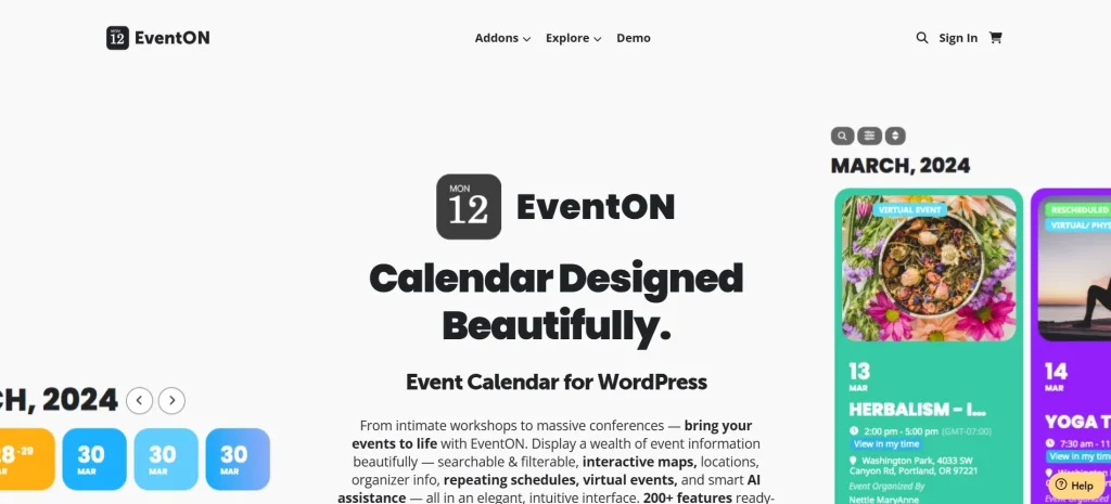 EventON – Check-ins