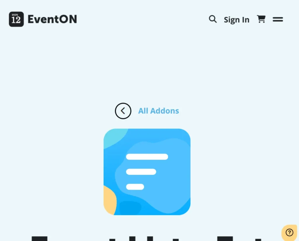 EventON – Event Lists Ext