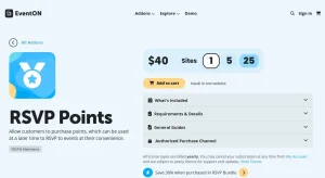 EventON – RSVP Points