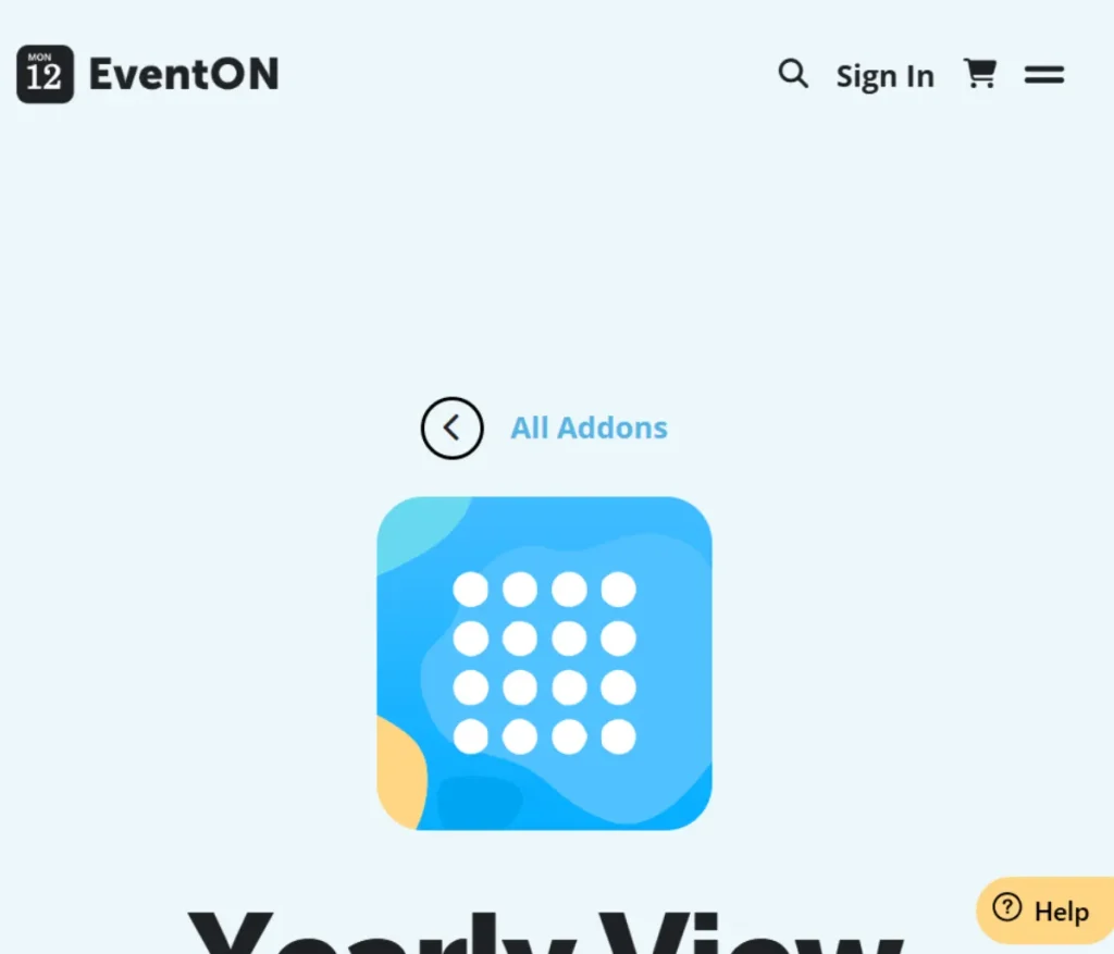 EventON – Yearly View