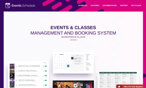 Events Schedule WP Plugin