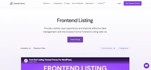 Everest Forms – Frontend Listing