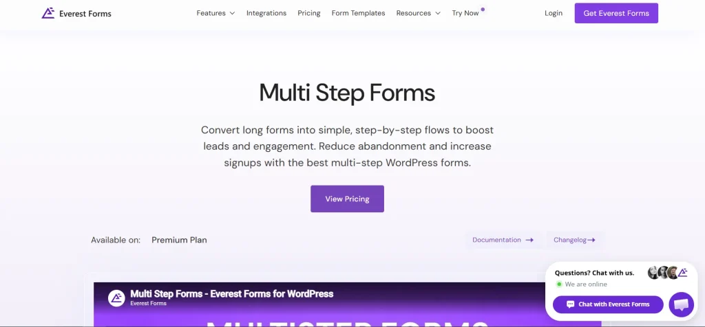 Everest Forms – Multi-Step Forms