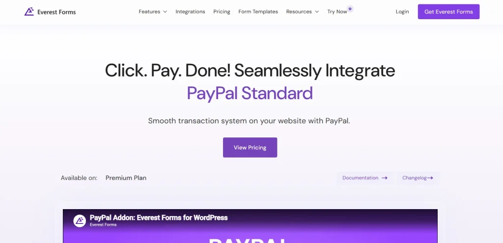 Everest Forms – PayPal Standard