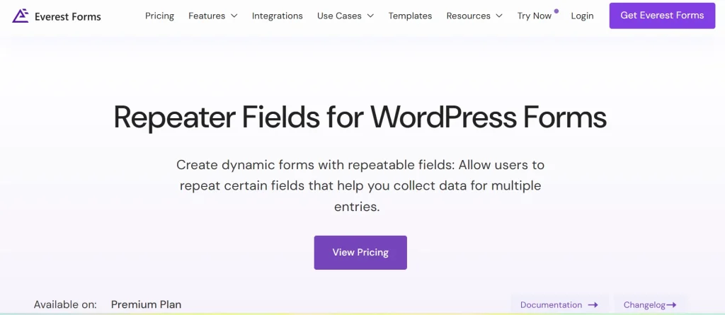 Everest Forms – Repeater Fields