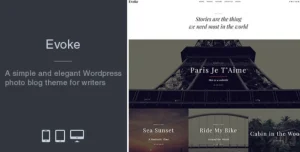 Evoke - Photo Travel WordPress Theme