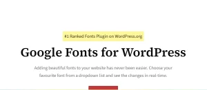 Fonts Plugin Pro