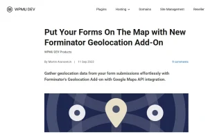 Forminator Geolocation Add-on