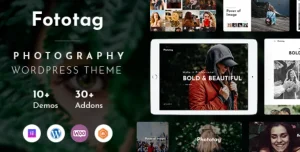 Fototag – Photography WordPress Theme