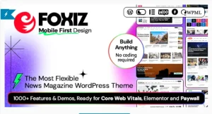 Foxiz - WordPress Newspaper News and Magazine