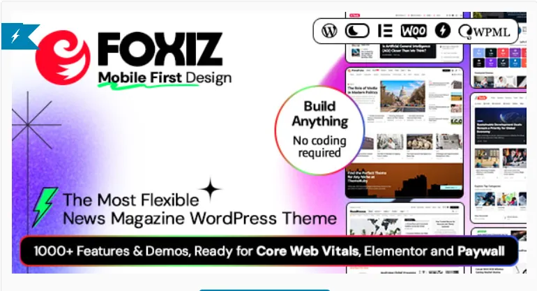 Foxiz - WordPress Newspaper News and Magazine