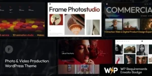 Frame - Photo & Video Production WordPress Theme