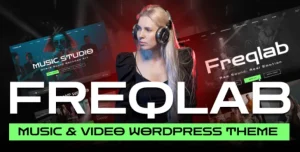 Freqlab - Music & Video WordPress Theme