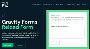 GP Reload Form