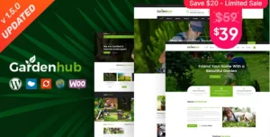 Garden HUB - Lawn & Landscaping WordPress Theme