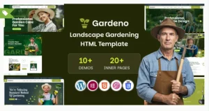 Gardeno - Gardening and Landscaping WordPress Theme