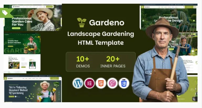 Gardeno - Gardening and Landscaping WordPress Theme