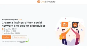 GeoDirectory BuddyPress Integration