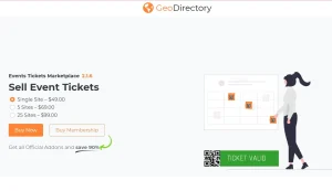 GeoDirectory Events Tickets Marketplace