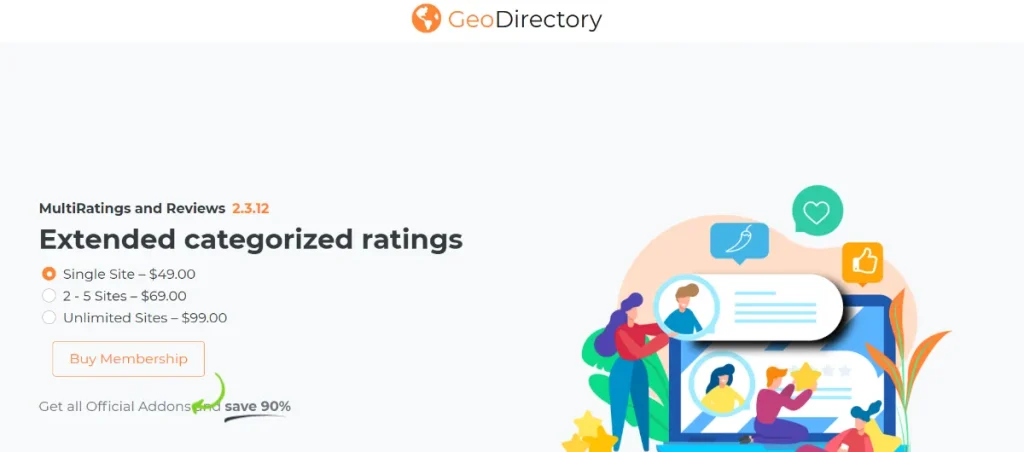 GeoDirectory Review Rating Manager