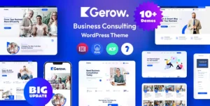 Gerow - Business Consulting WordPress Theme + RTL