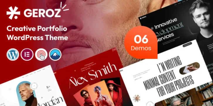 Geroz - Creative Portfolio & Digital Agency WordPress Theme