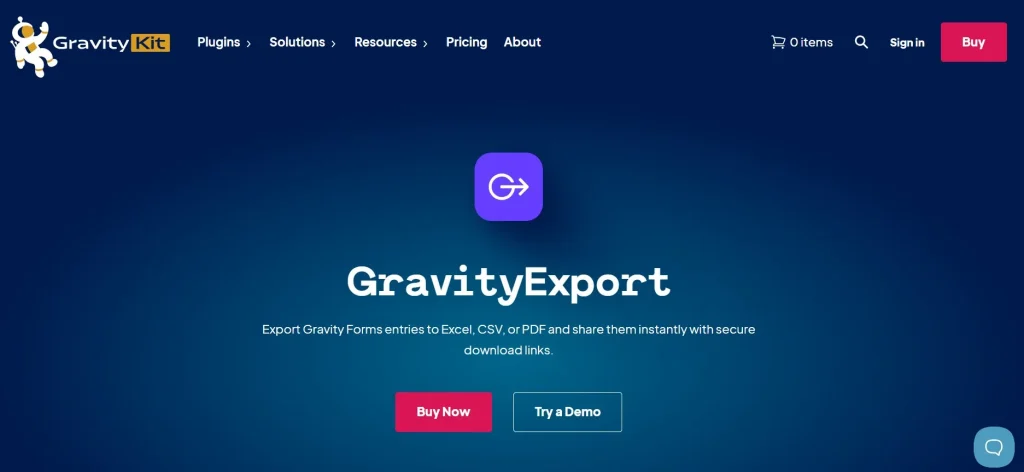 GravityExport