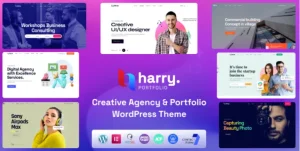 Harry - Creative Agency & Portfolio WordPress Theme + RTL
