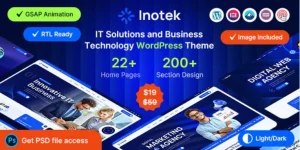 Inotek - IT Solutions and Business Technology WordPress Theme