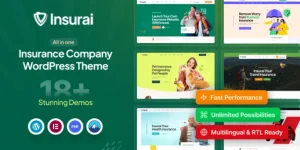 Insurai - Insurance Company WordPress Theme