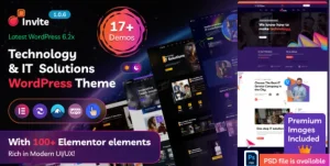 Invite - IT Solutions & Technology WordPress Theme