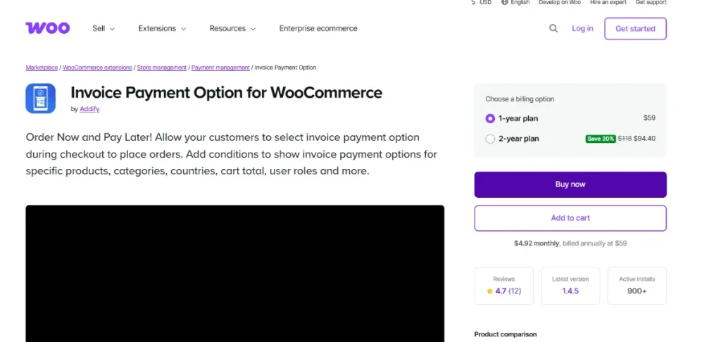 Invoice Payment Option