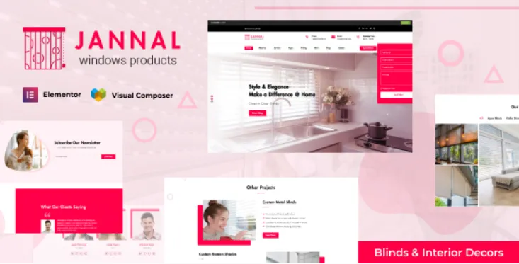 Jannal - Curtains & Doors WordPress Theme