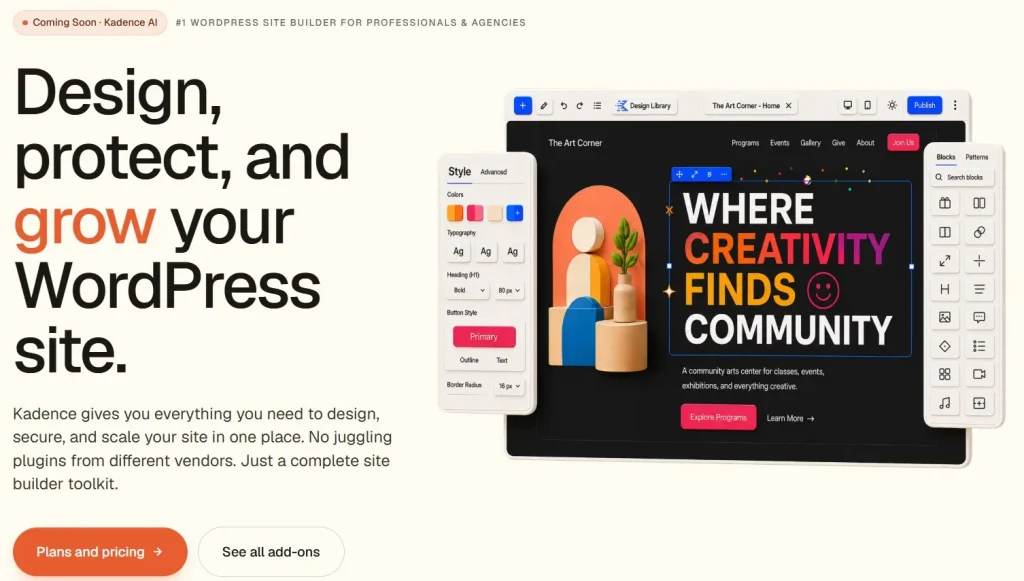 Kadence Blocks – Gutenberg Blocks for Page Builder Features