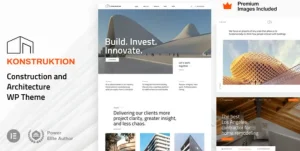 Konstruktion - Construction Architecture WordPress Theme