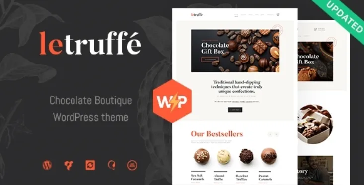 Le Truffe | Chocolate Sweets & Candy Store WordPress Theme