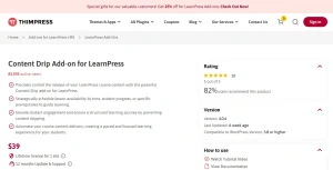 LearnPress – Content Drip