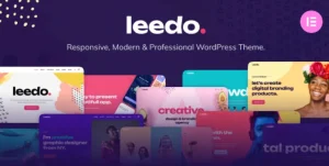 Leedo – Modern, Colorful & Creative Portfolio WordPress Theme
