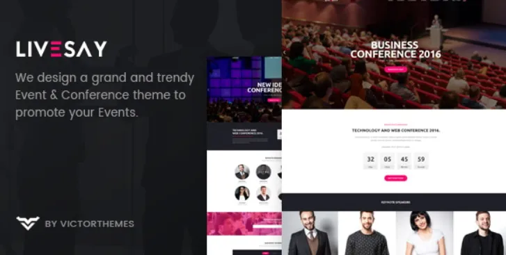 Livesay - Event & Conference WordPress Theme