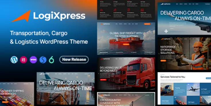 LogiXpress - Transportation, Cargo & Logistics WordPress Theme
