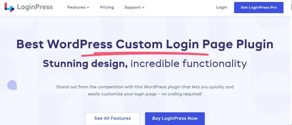 LoginPress – Limit Login Attempts