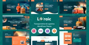 Loraic - Transportation & Logistics WordPress Theme