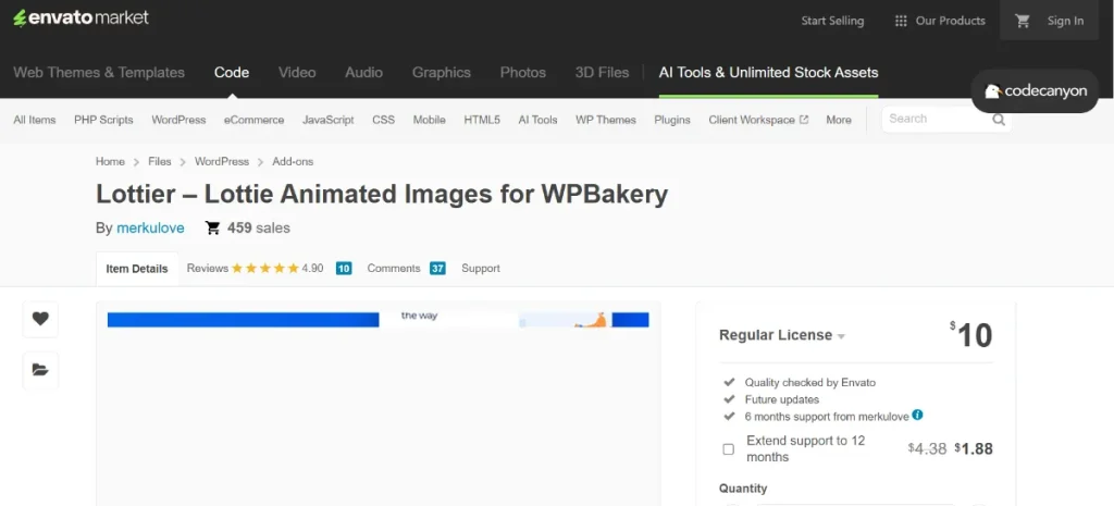 Lottier for WPBakery